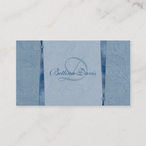 Customizable Shades of Blue Business Card Template