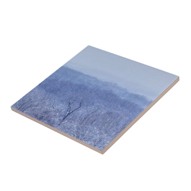 Shades of Blue Ceramic Tile (Side)