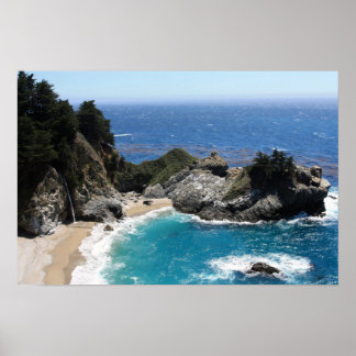 Shades of Blue - Coastal Landscape Photo Poster