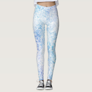 shades of blue frost leggings