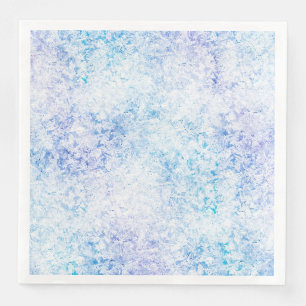 Shades of blue frost paper napkins
