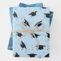 Shades of Blue - Graduate Patterns Wrapping Paper Sheets | Zazzle