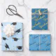 Shades of Blue - Graduate Patterns Wrapping Paper Sheets | Zazzle