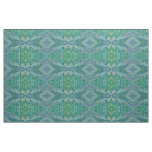 Shades of Blue Green Sage Coastal Fabric 'Haiti'