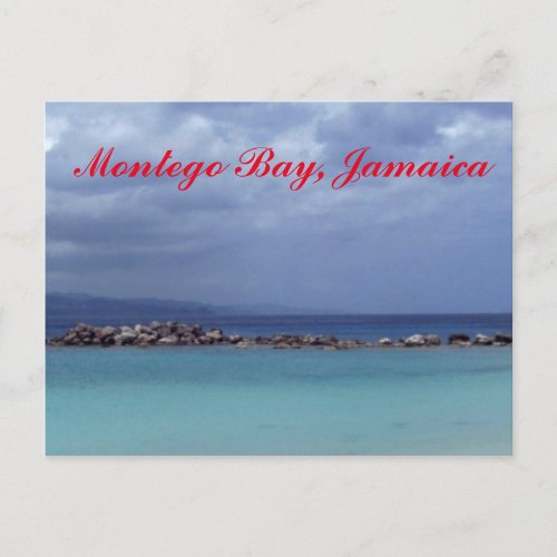 SHADES OF BLUE IN JAMAICA POSTCARD