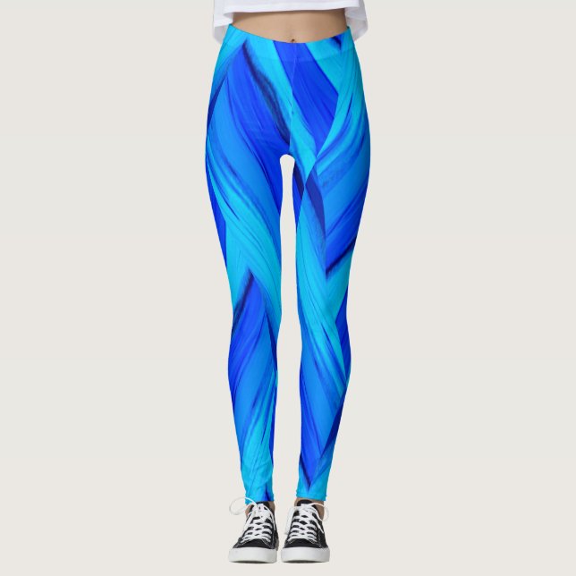 shades of blue leggings (Front)