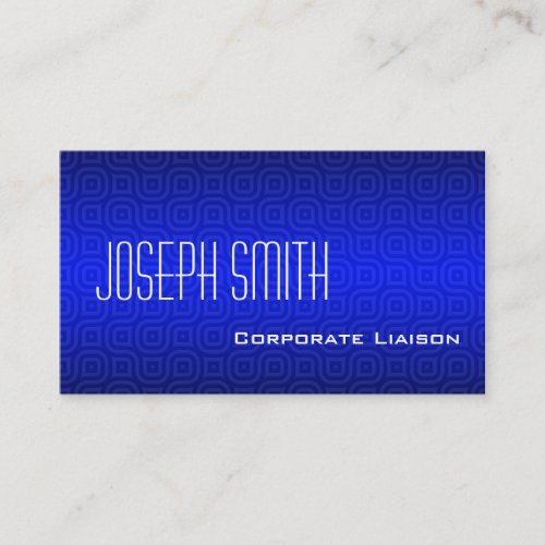 Shades of Blue Modern Standard Business Cards