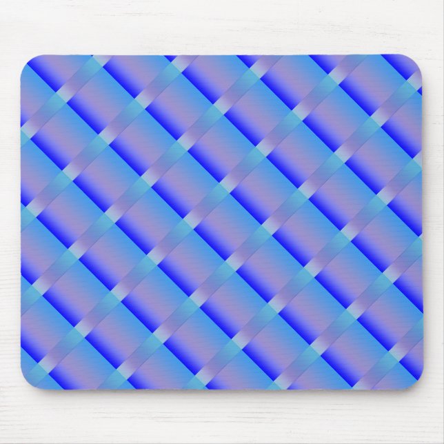 Shades of Blue Mouse Pad (Front)
