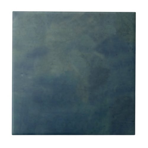 Shades of Blue Repro of Hand Glazed Vintage  Ceramic Tile