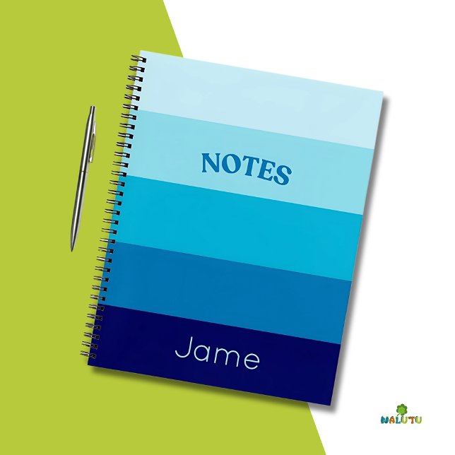 Shades of Blue Spiral Journal (Creator Uploaded)