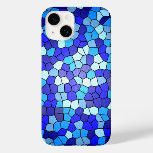 Shades of Blue Stained Glass by Shirley Taylor Case-Mate iPhone 14 Case
