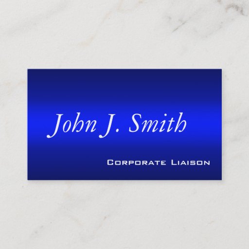 Customizable Shades of Blue Standard Business Cards