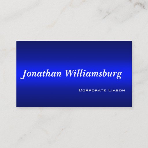 Customizable Shades of Blue Standard Business Cards