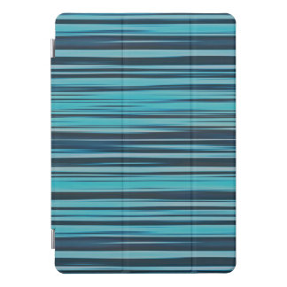 shades of blue stripes iPad pro cover