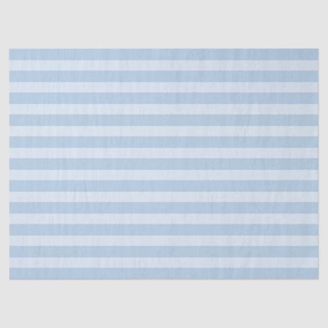 SHADES OF BLUE STRIPES TISSUE PAPER (Front)