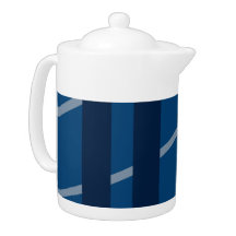 Shades of blue Teapot