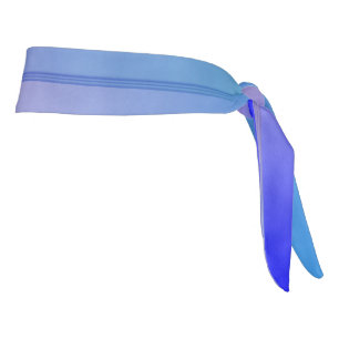 Shades of Blue Tie Headband
