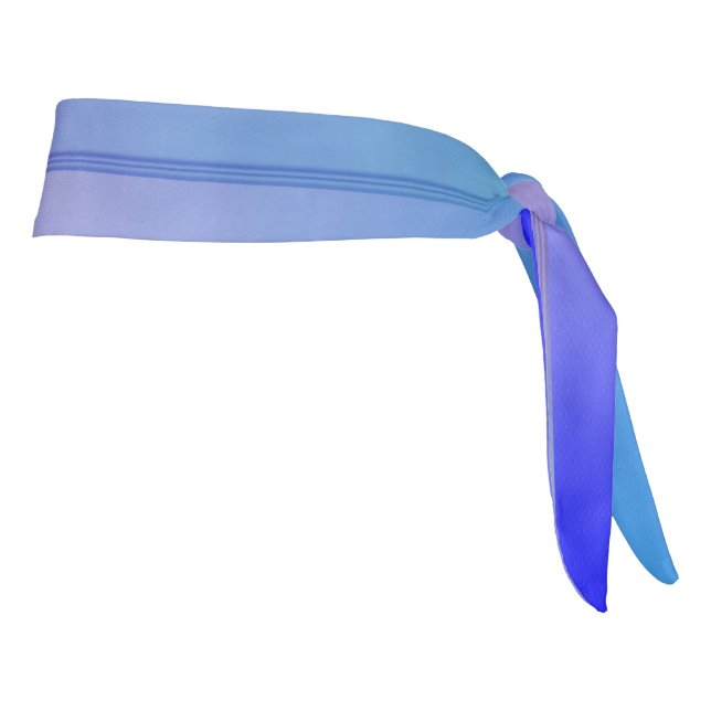 Shades of Blue Tie Headband (Rotate 90)