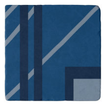 Shades of blue Trivet