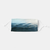 Shades of Blue Water Abstract Nature Photography Adult Cloth Face Mask (Front, Folded)