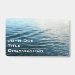 Shades of Blue Water Abstract Nature Photography Badge