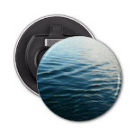 Shades of Blue Water Abstract Nature Photography Bottle Opener