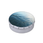 Shades of Blue Water Abstract Nature Photography Candy Tin