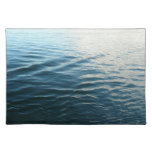 Shades of Blue Water Abstract Nature Photography Cloth Placemat