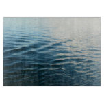Shades of Blue Water Abstract Nature Photography Cutting Board