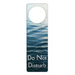 Shades of Blue Water Abstract Nature Photography Door Hanger