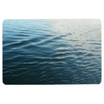 Shades of Blue Water Abstract Nature Photography Floor Mat