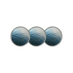 Shades of Blue Water Abstract Nature Photography Golf Ball Marker