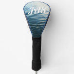 Shades of Blue Water Abstract Nature Photography Golf Head Cover