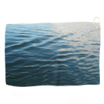 Shades of Blue Water Abstract Nature Photography Golf Towel