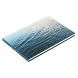 Shades of Blue Water Abstract Nature Photography Guest Book