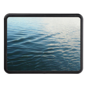 Shades of Blue Water Abstract Nature Photography Hitch Cover