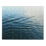 Shades of Blue Water Abstract Nature Photography Jigsaw Puzzle