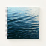 Shades of Blue Water Abstract Nature Photography Notebook