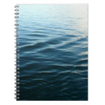 Shades of Blue Water Abstract Nature Photography Notebook