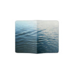 Shades of Blue Water Abstract Nature Photography Passport Holder