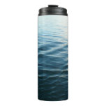 Shades of Blue Water Abstract Nature Photography Thermal Tumbler