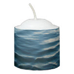 Shades of Blue Water Abstract Nature Photography Votive Candle