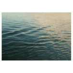 Shades of Blue Water Abstract Nature Photography Wood Poster