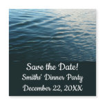 Shades of Blue Water Abstract Nature Save the Date