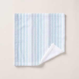 Shades of Blue with Changeable Background Color Wash Cloth
