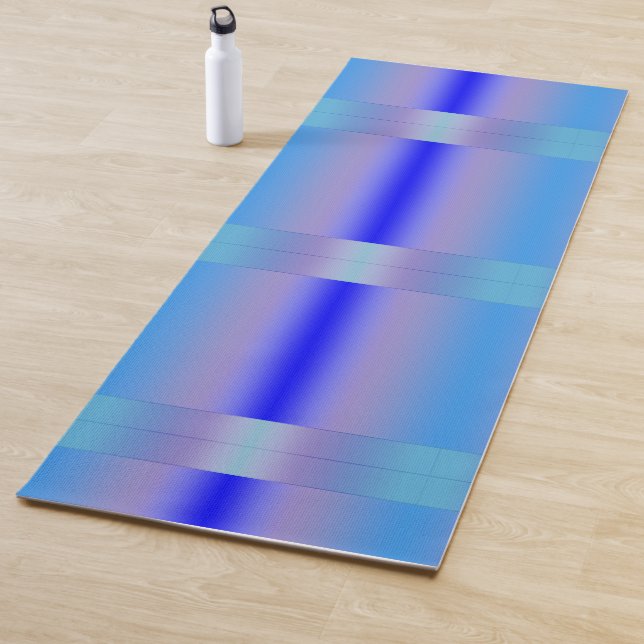 Shades of Blue Yoga Mat (In Situ)