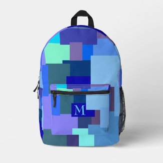  Shades Of Blue -your monogram