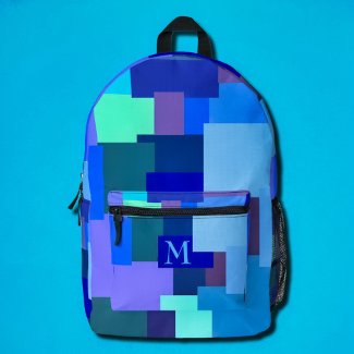  Shades Of Blue -your monogram