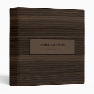 Shades of Brown 3 Ring Binder