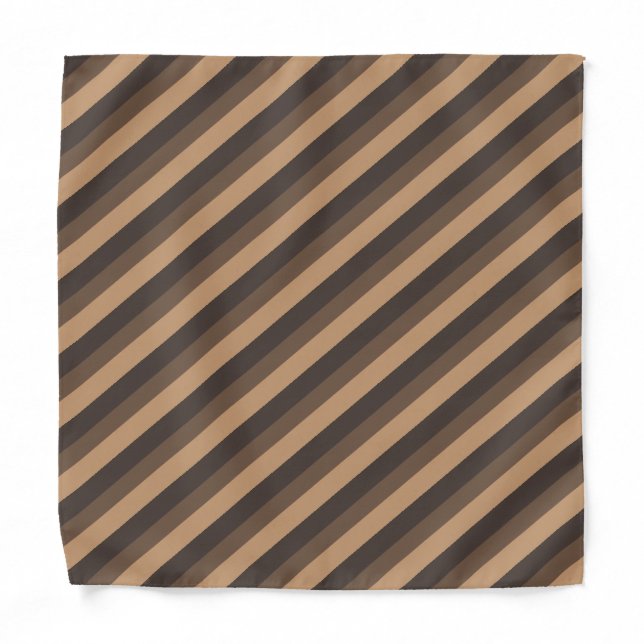 Shades of Brown  Bandana (Front)